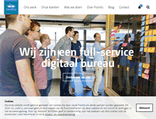 Tablet Screenshot of frontis.nl