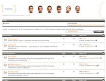Tablet Screenshot of forum.frontis.com.pl